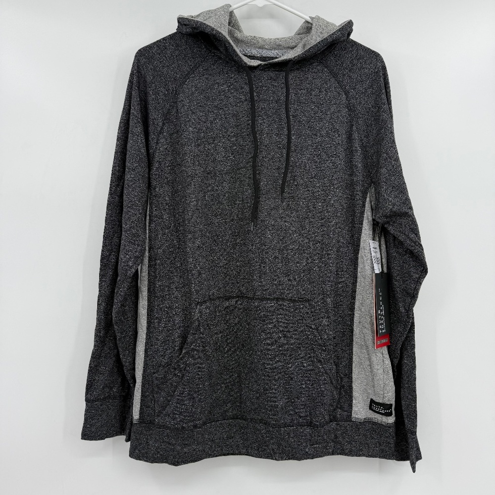 Truth Substance Shirt Men Large NEW Hoodie Heather Gray Long Sleeve Lightweight
